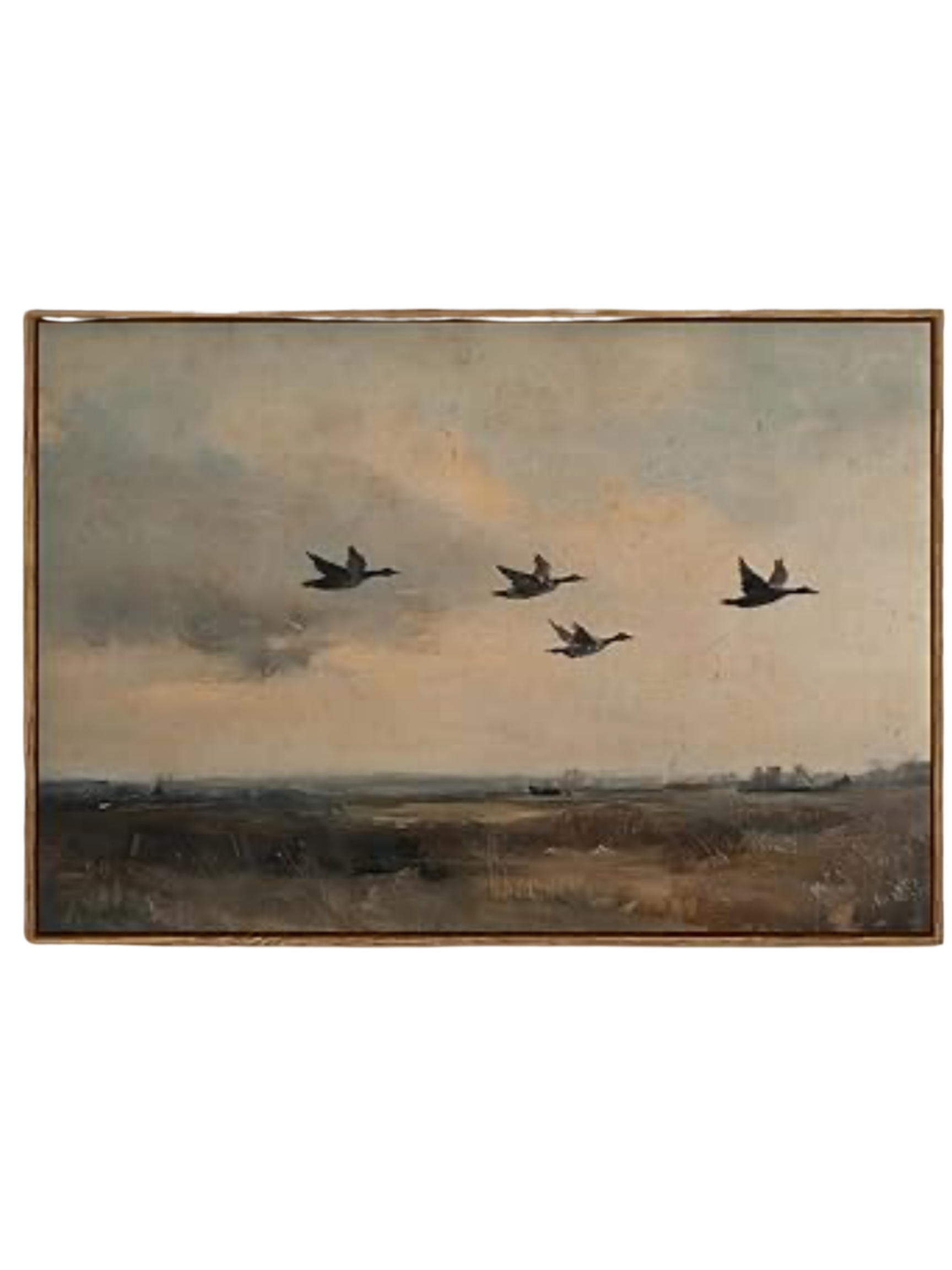 VINTAGE BIRD PAINTING