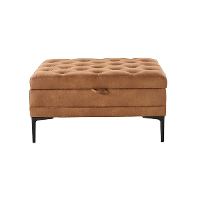 LEATHER OTTOMAN