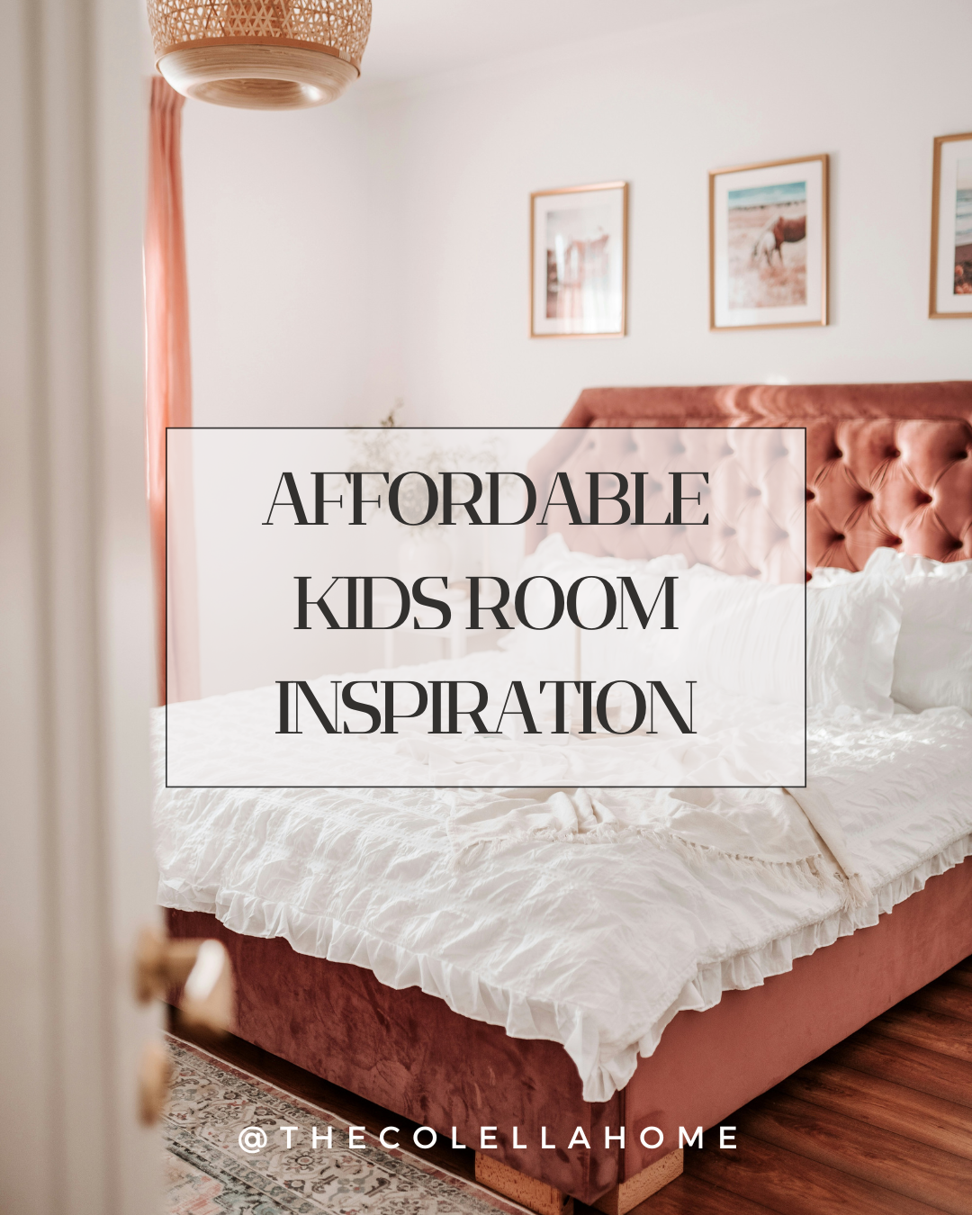 Beautiful and cozy kids’ room decor inspiration featuring affordable furniture, soft textiles, neutral and pastel tones, playful accents, and inviting layouts.