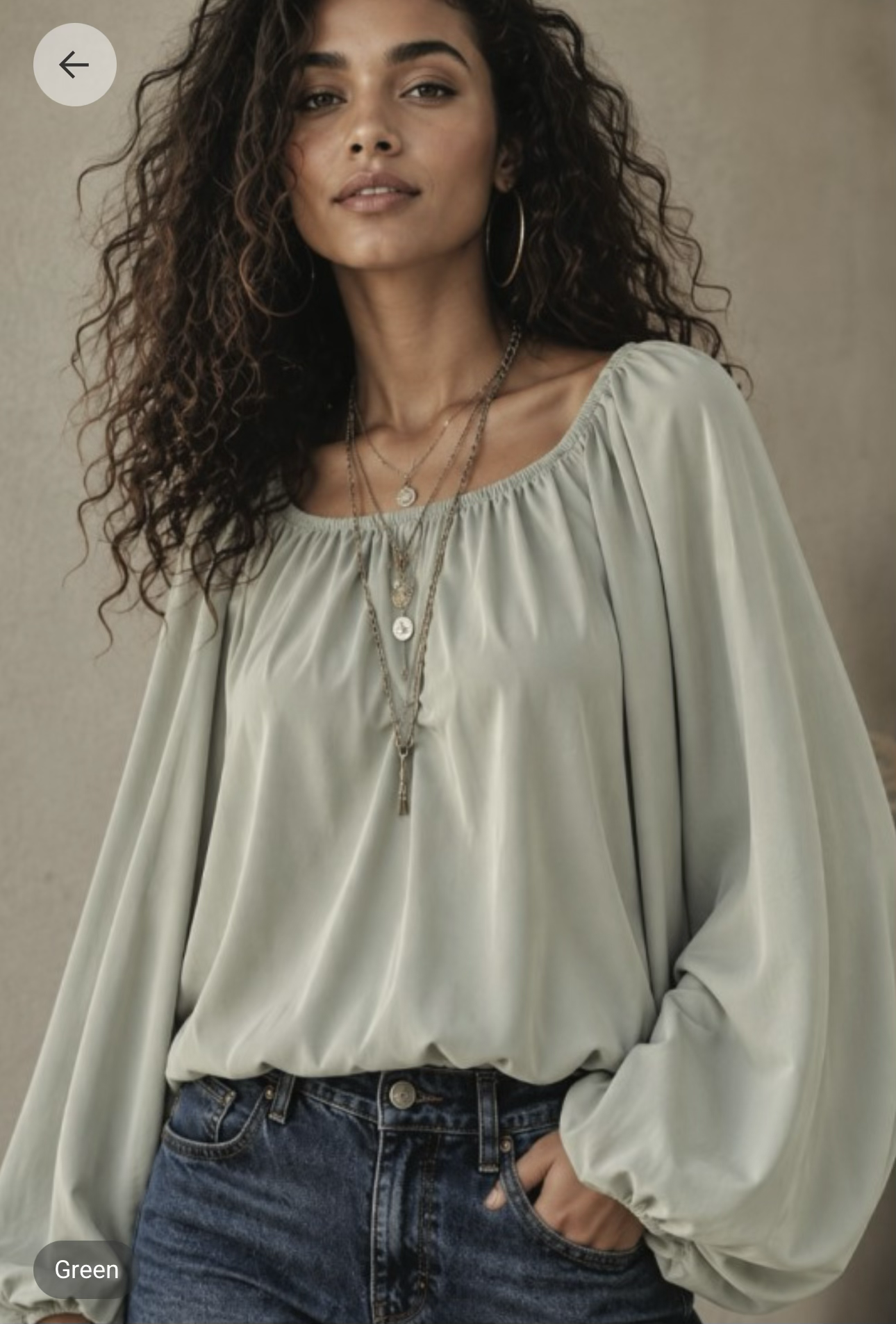 Sage Serenity Blouse