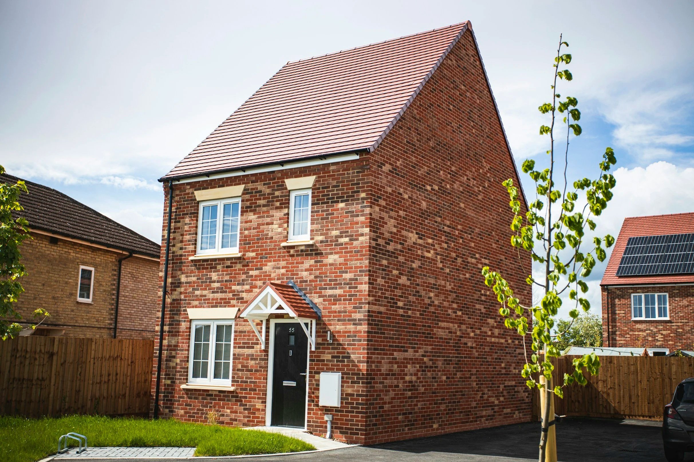 New-build home in Nottingham, commonly inspected during snagging surveys and homebuyer reports.