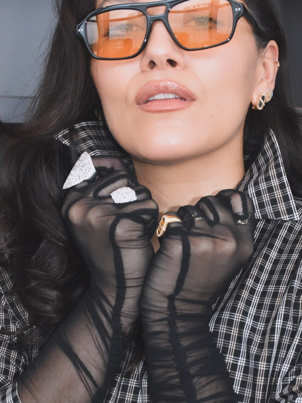 So.. this week we were talking about trends 💘✨and the opera glove is still in and we are layering every way we can ✌️💚 #thealist will breakdown that trend a little more &mdash; insta &mdash;- we&rsquo;re back ✨👑 and obvs the song is @badbunnypr ‼️