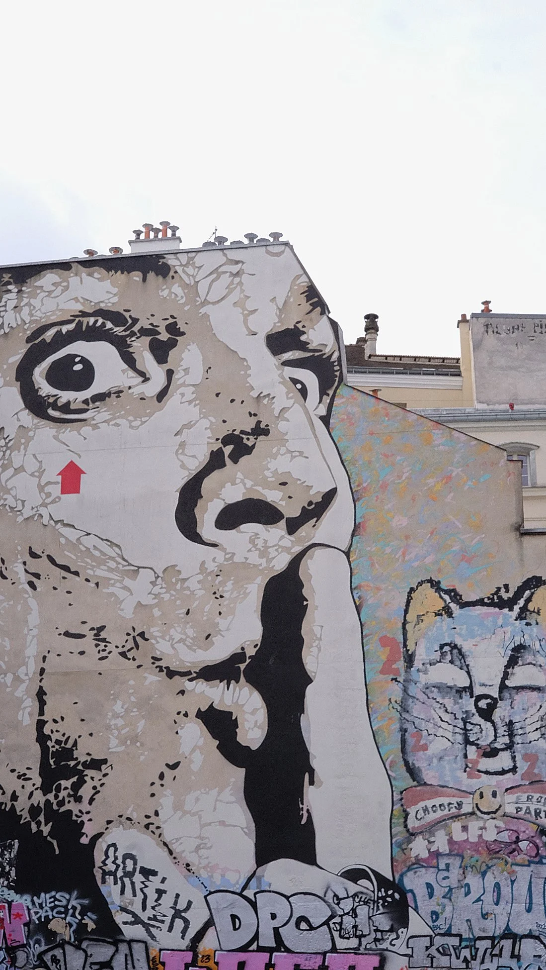 Wall painting - Place Igor Stravinsky (Paris - France)