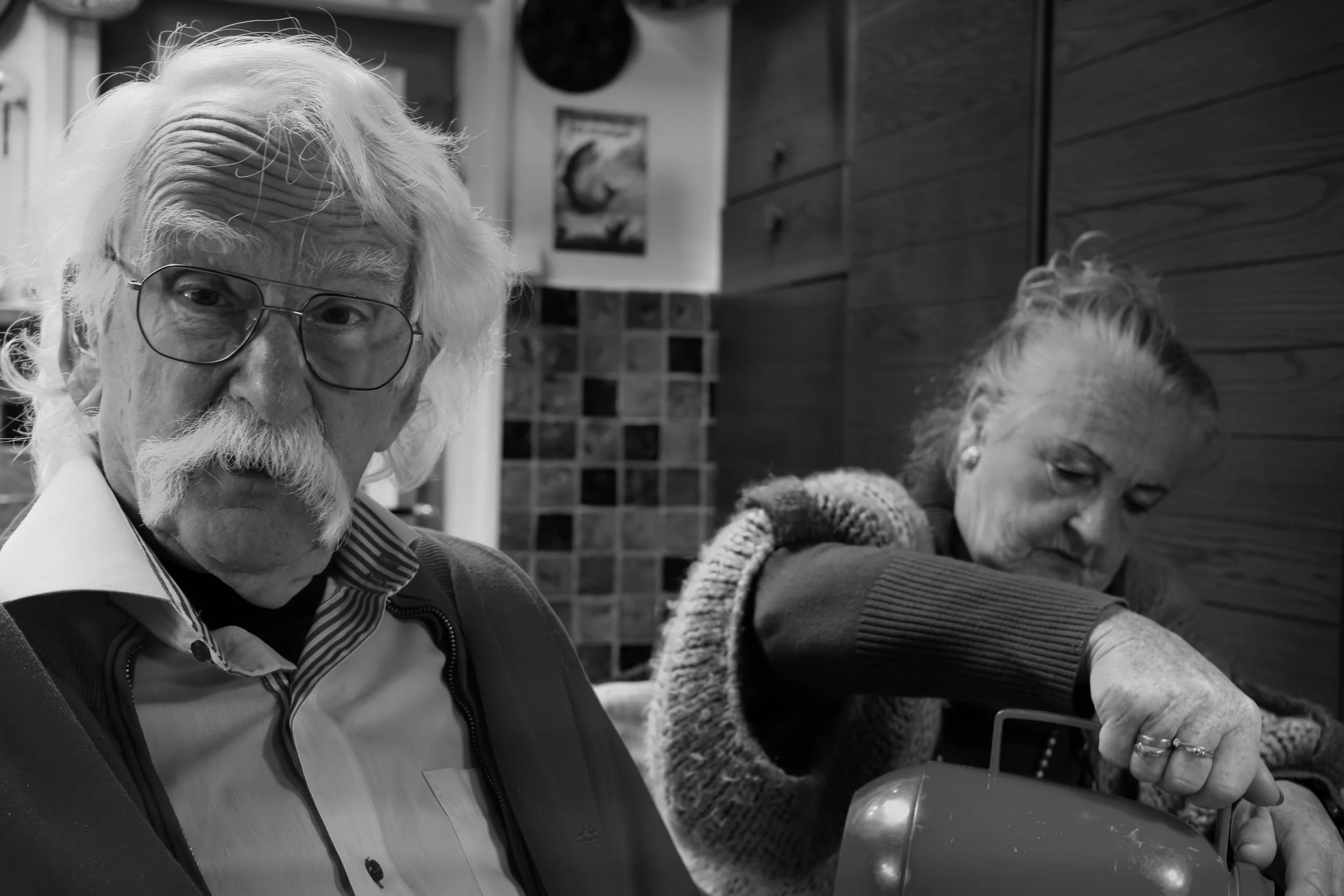 Gerard and Marjan in their kitchen (Netherlands)