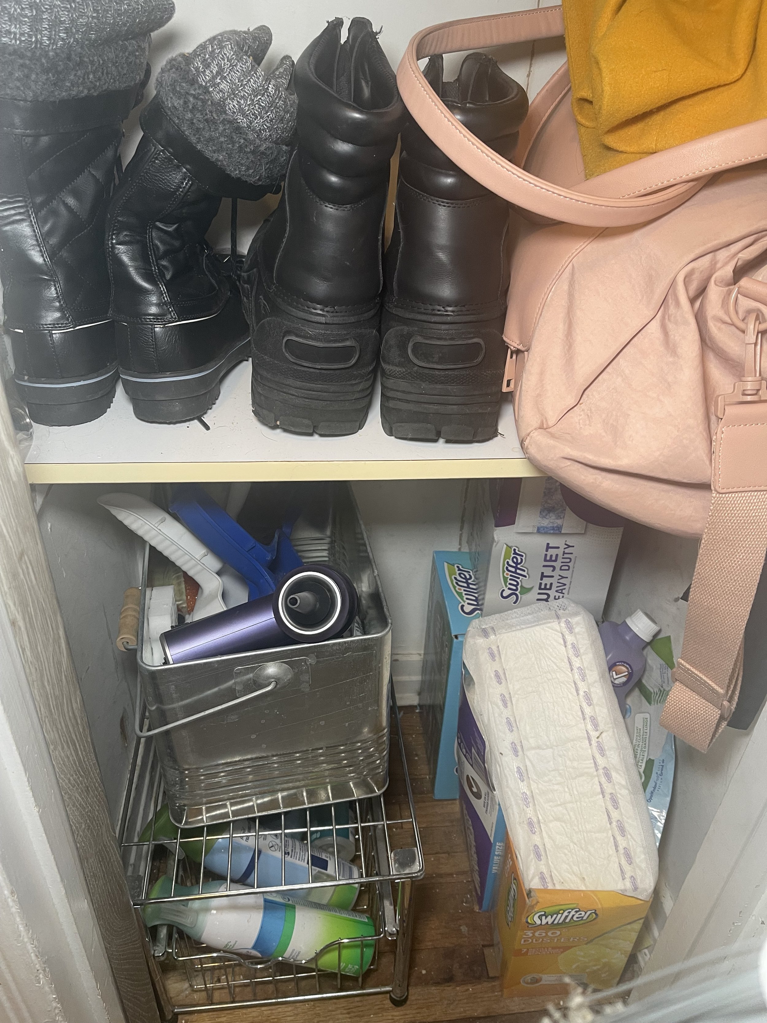 Invisible Organization: The abyss (I mean hall closet)