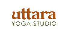 Uttara Yoga Studio logo, yoga education and practice space