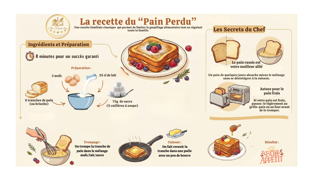 Pain perdu vs Bread &amp; Butter Pudding