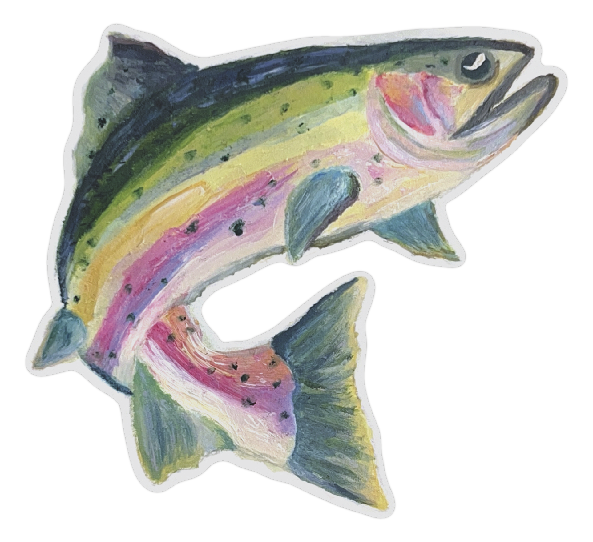 Salmon Sticker