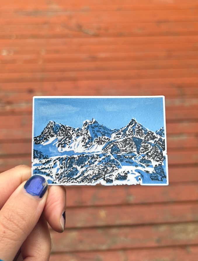 Tantalus Mountain Range Sticker