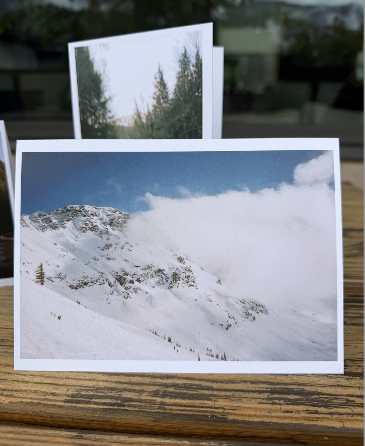 Snowy Mountain Greeting Card