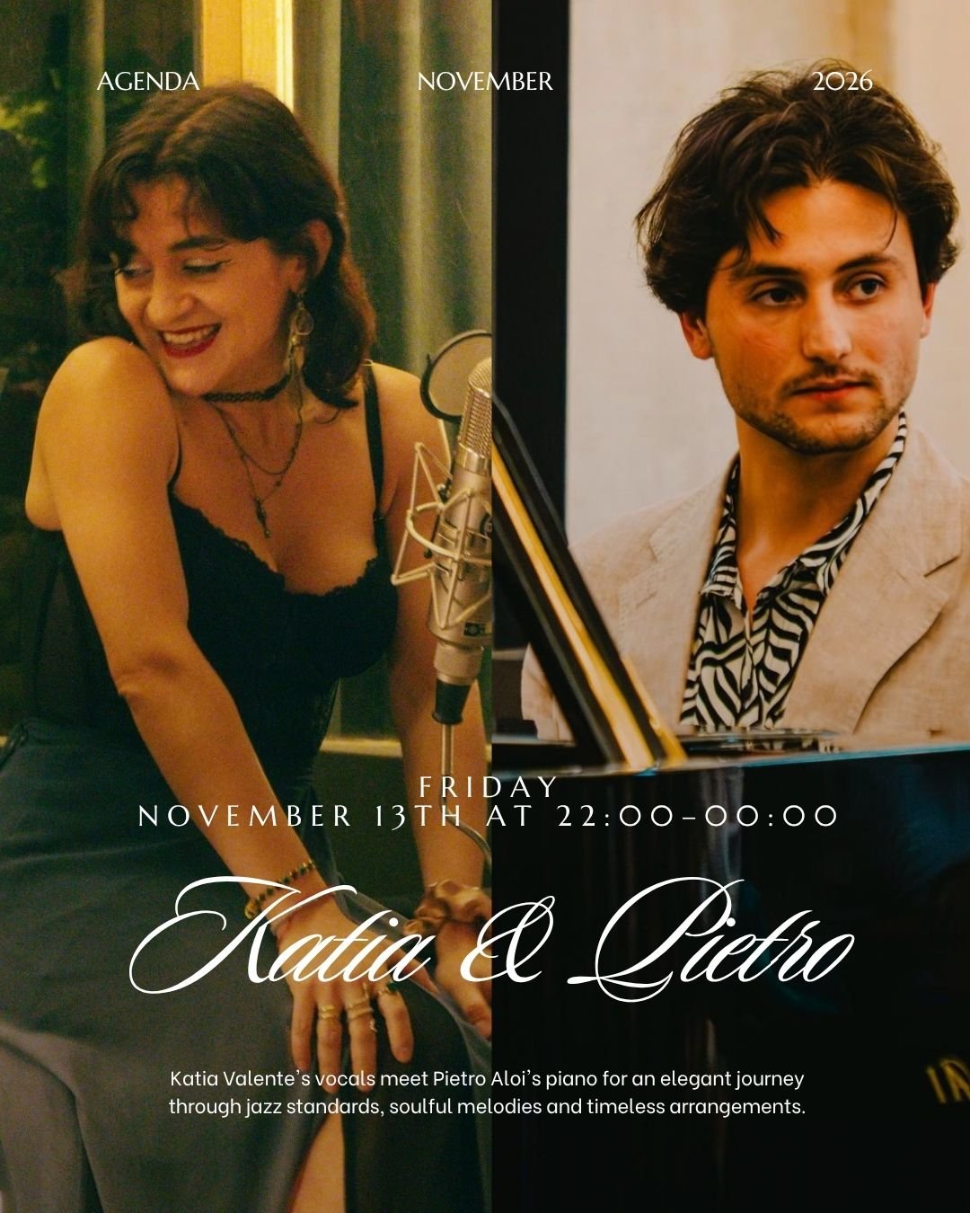 13/11 - Katia Valente & Pietro Aloi  Jazz Night
