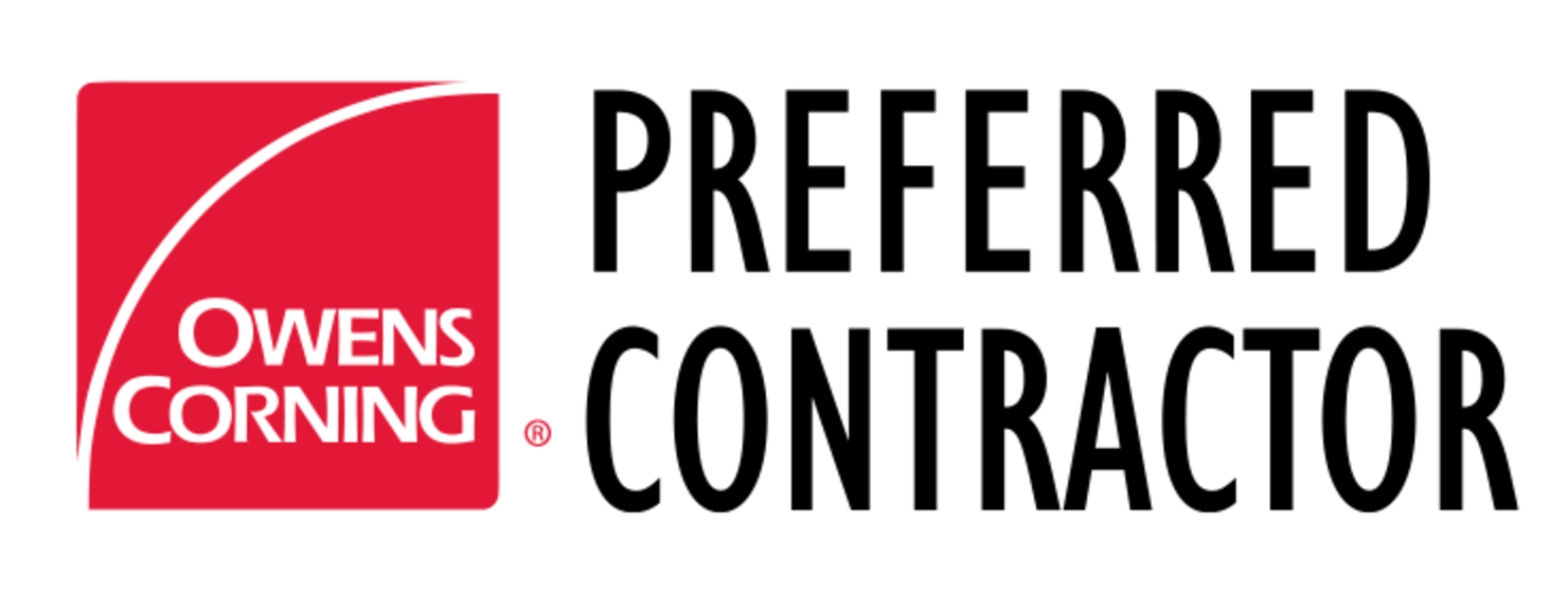 Owens Corning logo, a global leader in building materials and composite solutions, specializing in insulation, roofing, and fiberglass composites.