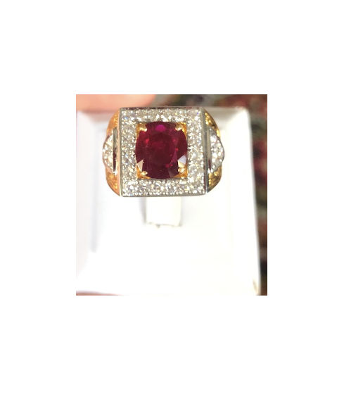 Natural Mogok Ruby Ring