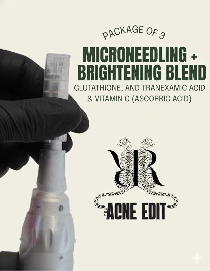 Microneedling + Brightening Blend (package of 3)