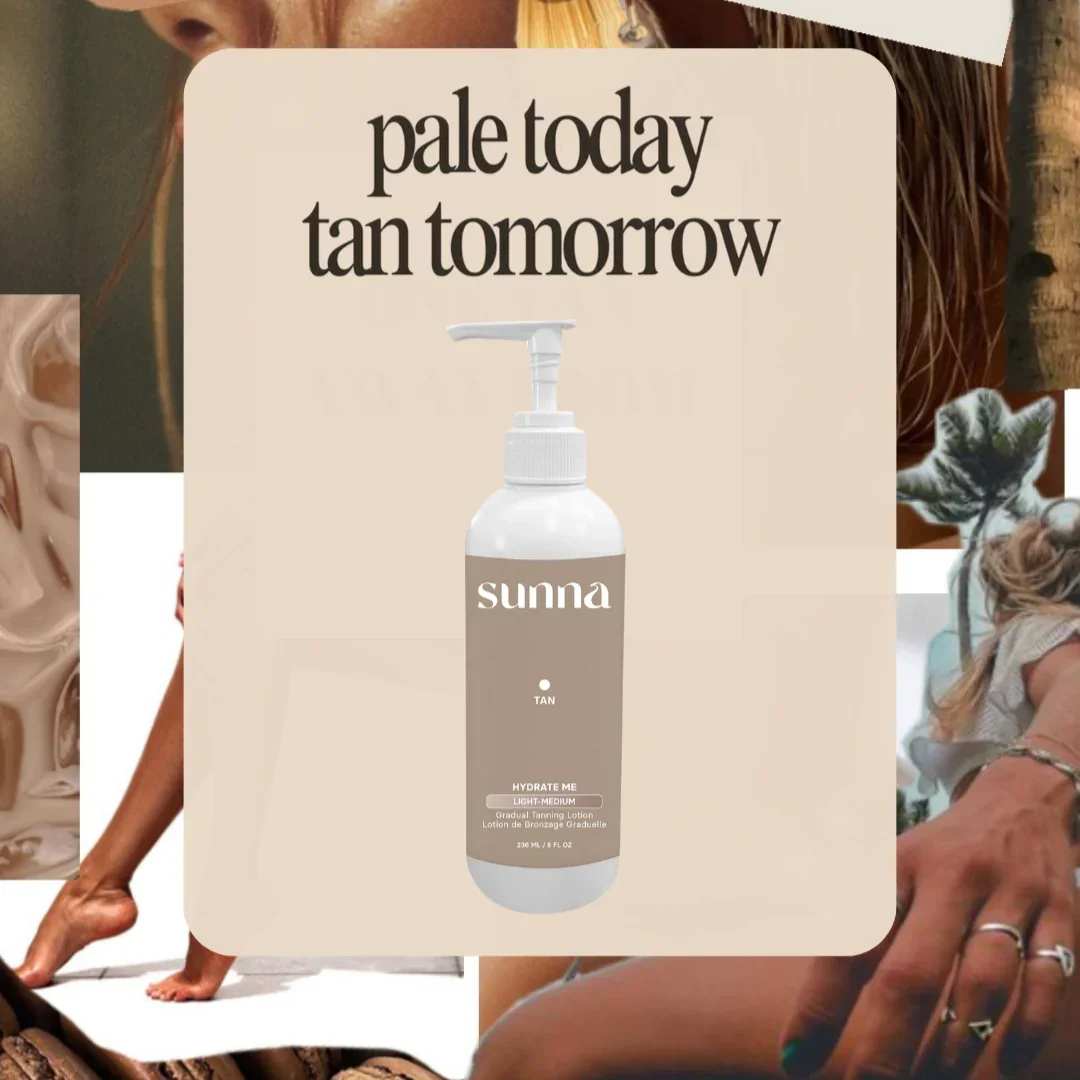 SUNNA Gradual Tanning Lotion: LIGHT- MEDIUM