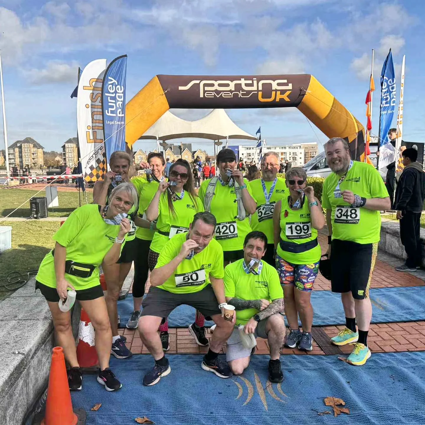 What an excellent weekend of running from team greenWhat a weekend of running! Our amazing Beginners2Runners members were out in force, taking on races near and far &mdash; and just look at those smiles (and medals!) 

Whether it was a first event or
