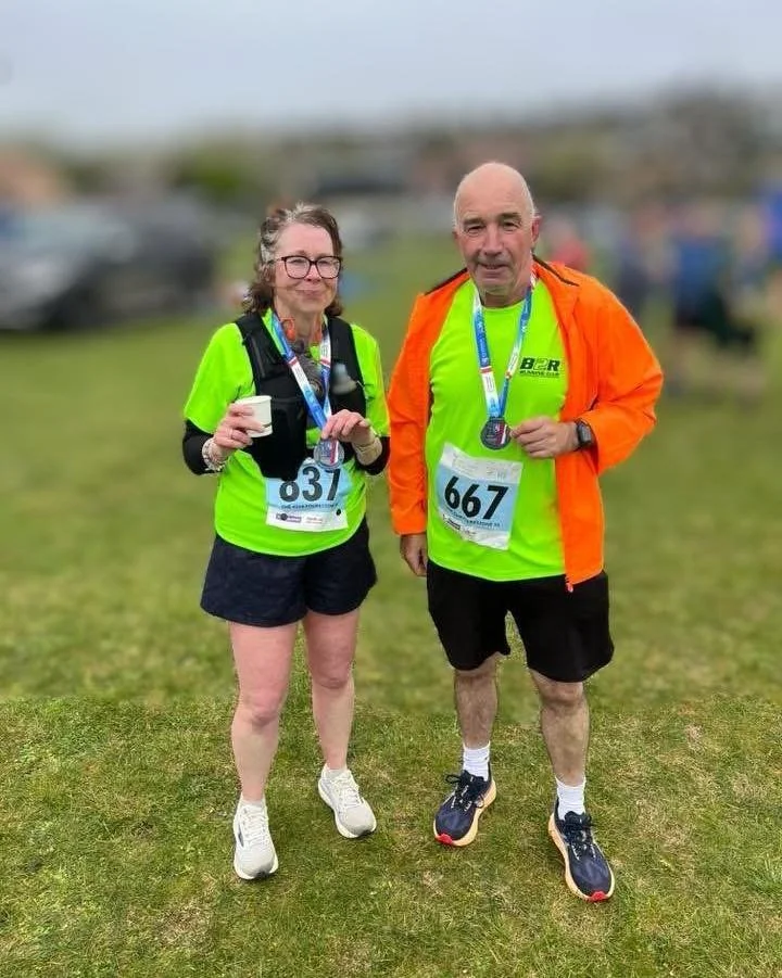 Medals earned. Smiles deserved 🏅💚

Nothing beats that finish line feeling&mdash;especially when you&rsquo;ve got support behind you every step of the way 👟

#FinishLineFeeling #Proud #B2RRunning