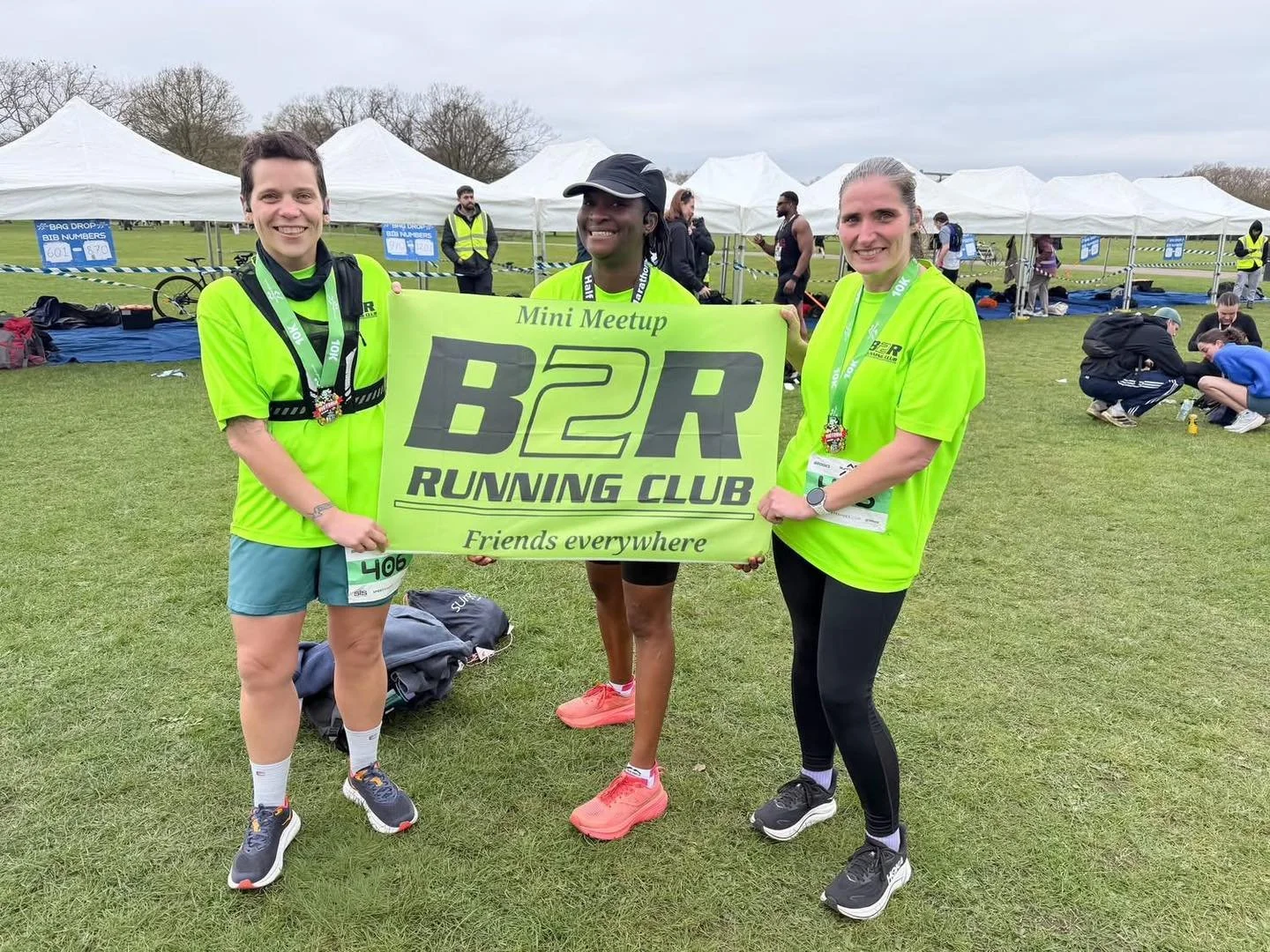 Out and about representing B2R 💚

From local runs to big events&mdash;we love seeing our runners out there doing amazing things 👟

#RaceDay #RunningCommunity #B2RRunning