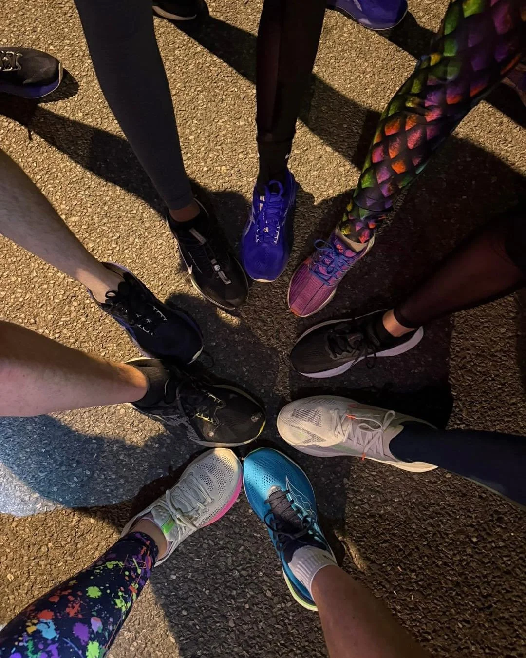 Different shoes, same goal 👟💥
One step at a time.

Let&rsquo;s keep moving forward 👊
#RunCrew #MilesTogether #StepByStep