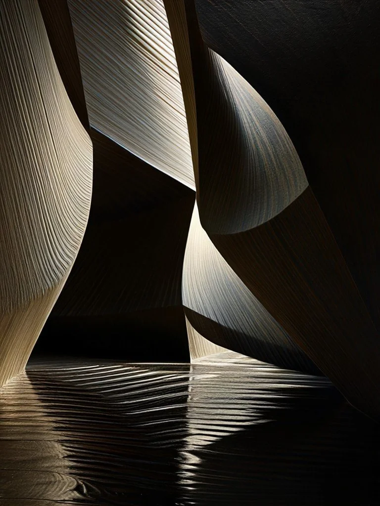 Vault Light · 06684 — Sweeping sculptural curves in light and shadow.