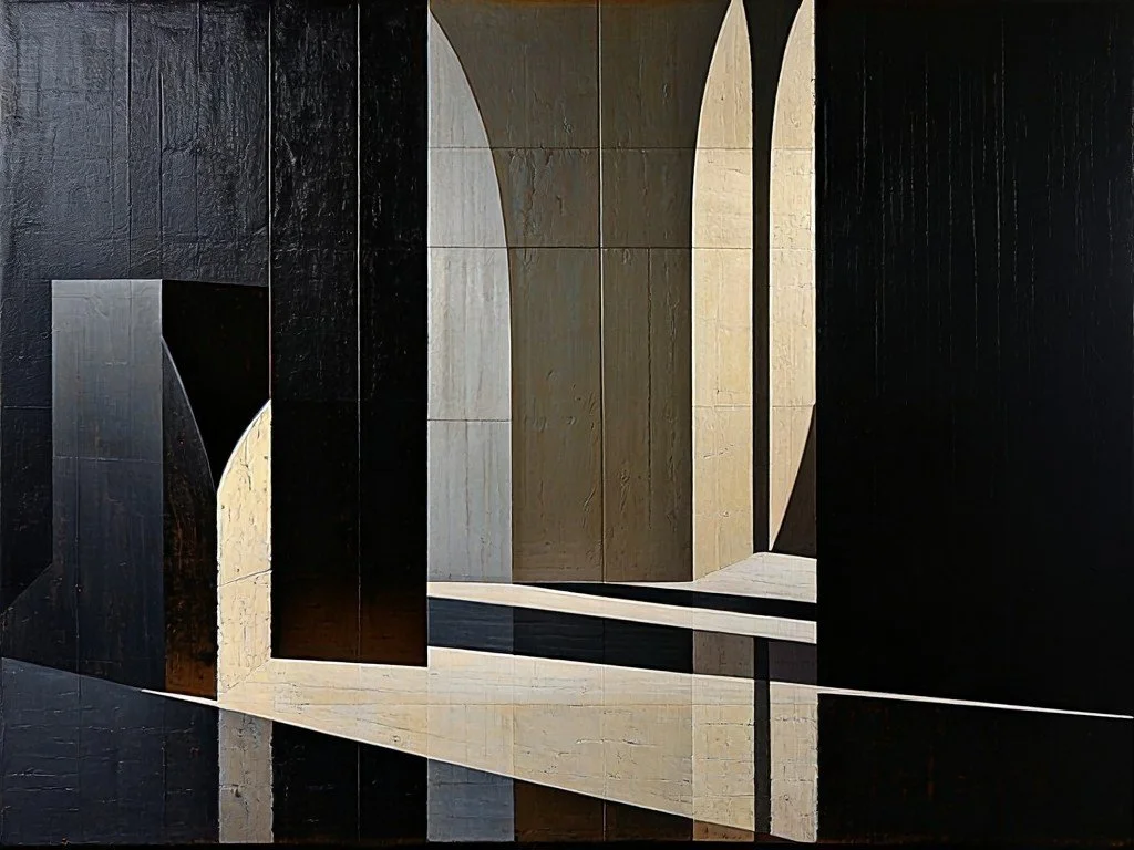 Vault Light · 06739 — Arches and planes in an imagined architectural space.