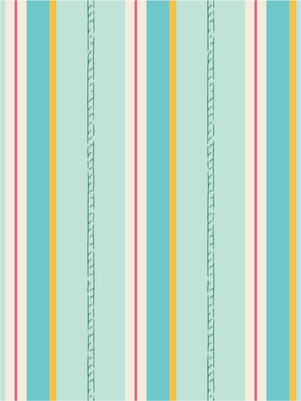 Cabana Keepsake - A cabana stripe surface pattern featuring relaxed coastal bands of color, inspired by beach towels and seaside cabana fabrics.