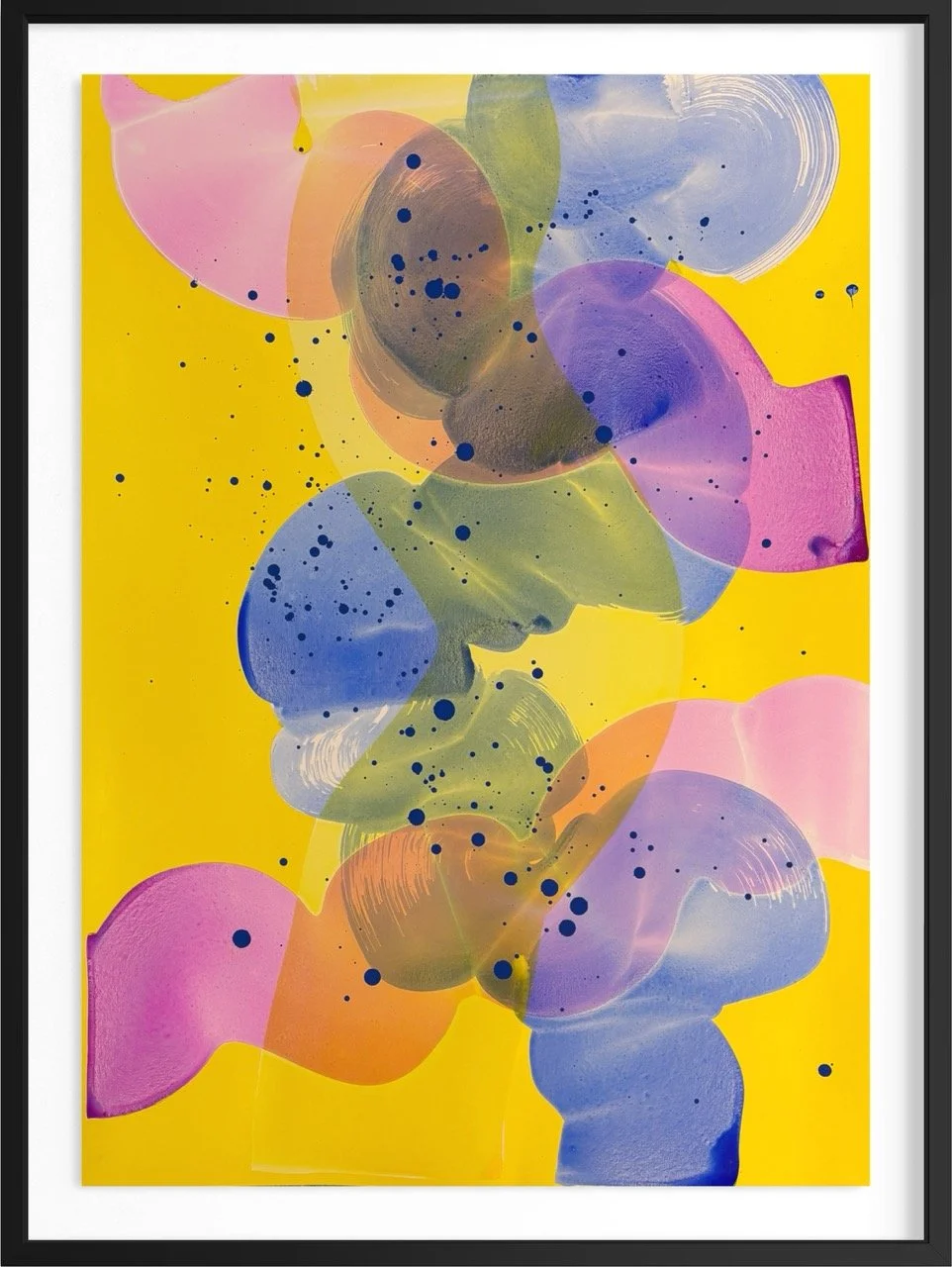 Reckless joy (in the face of) | Acrylic on paper| 900 x 640