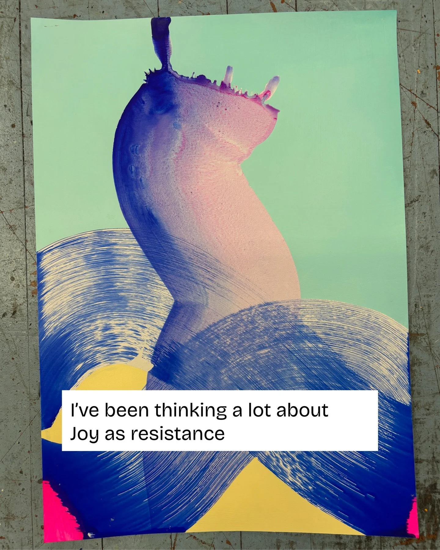 I&rsquo;ve been thinking about joy as resistance.

The world feels heavy right now. Dark. Overwhelming. It&rsquo;s easy to despair, to feel small and helpless.

But what if joy is a refusal?

A refusal to let fear win.
A refusal to let cynicism be th