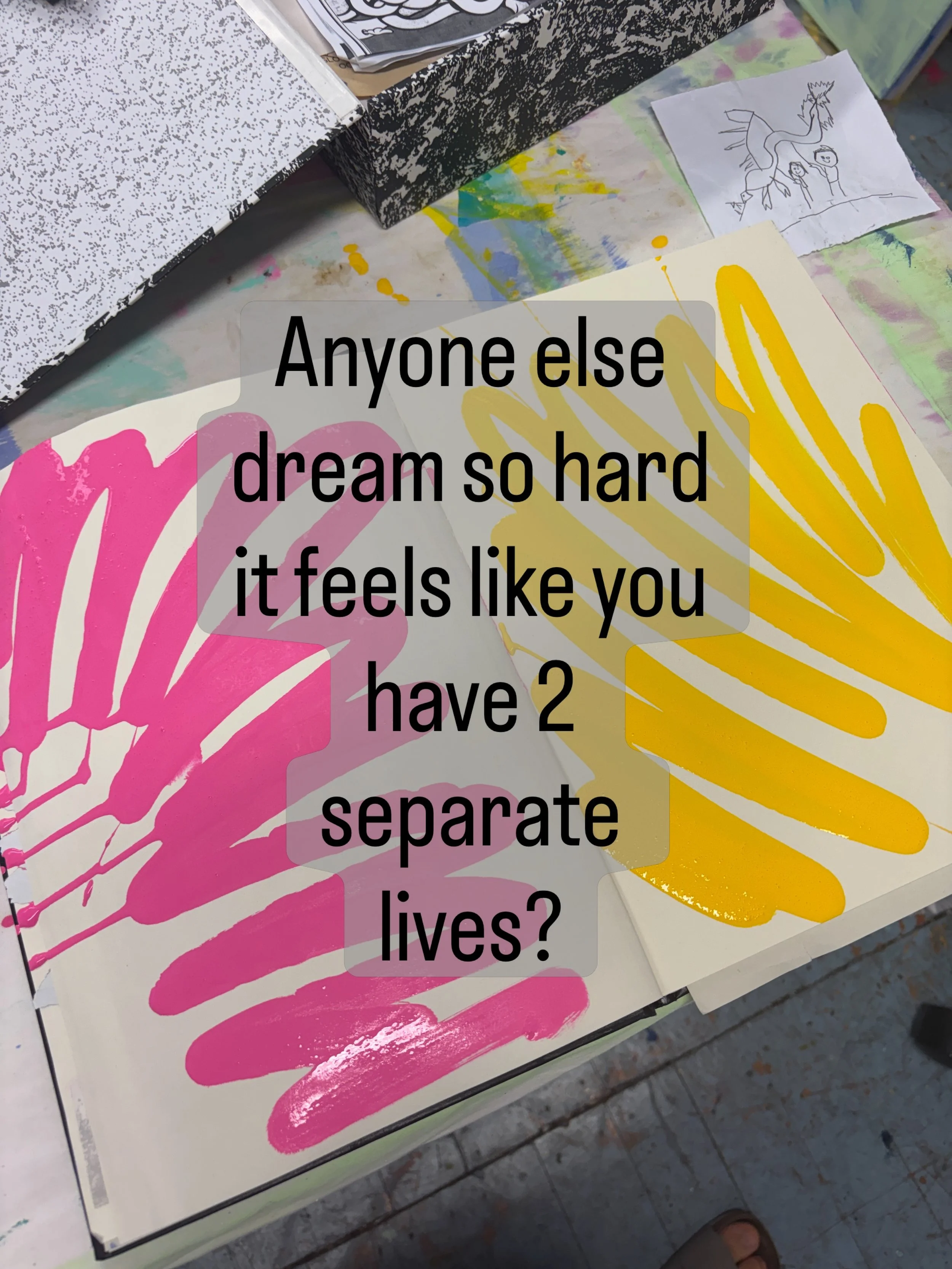 Sometimes I love how hard I dream but sometimes I&rsquo;m also just like plis I&rsquo;m trying to rest just let me sleep 🙈