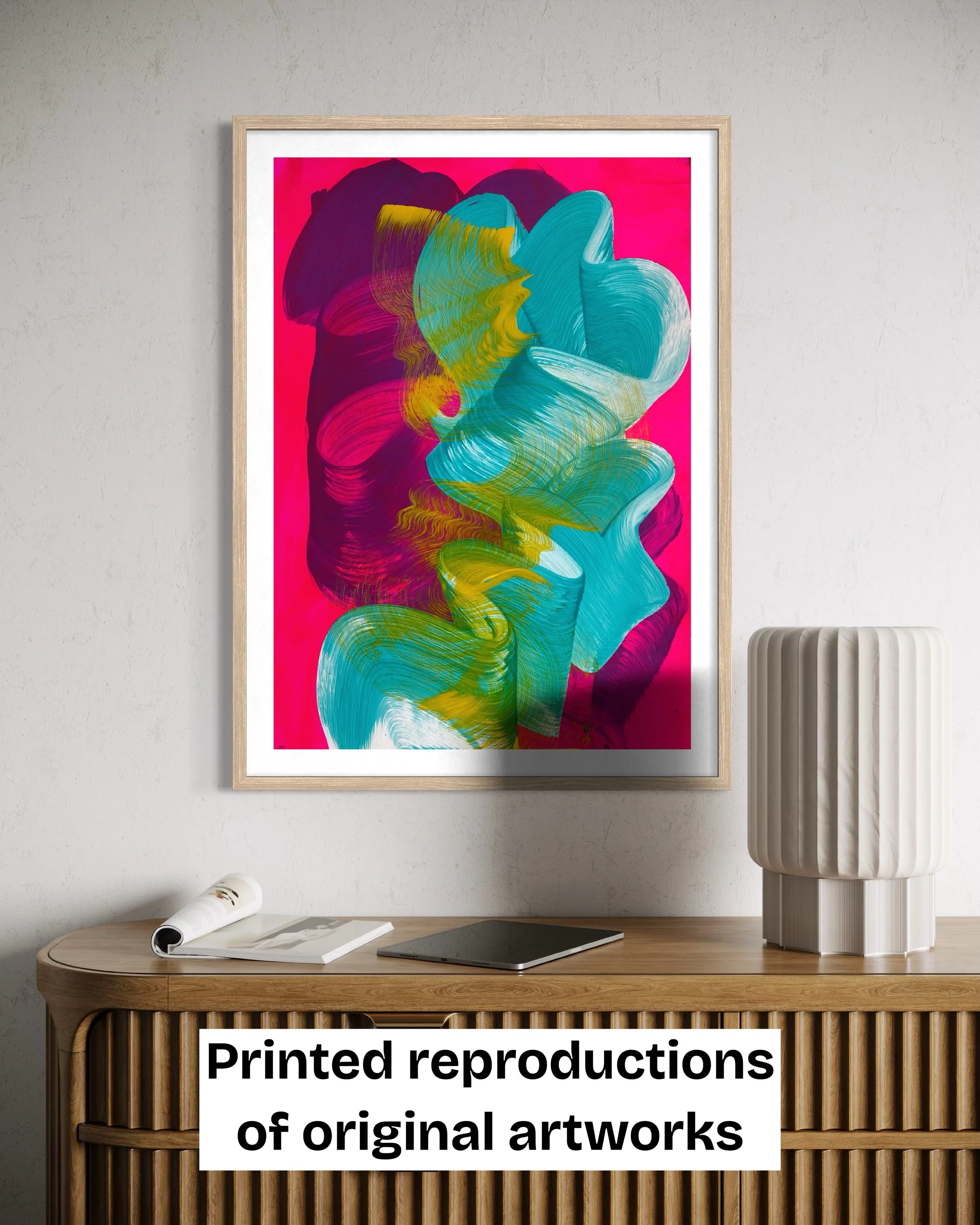 Did you know it&rsquo;s not very expensive to spice up your walls? I&rsquo;ve got some sassy printed reproductions which will bring colour and joy into any space. They&rsquo;re on my website, and you can get 10% off if you sign up for my mailing list