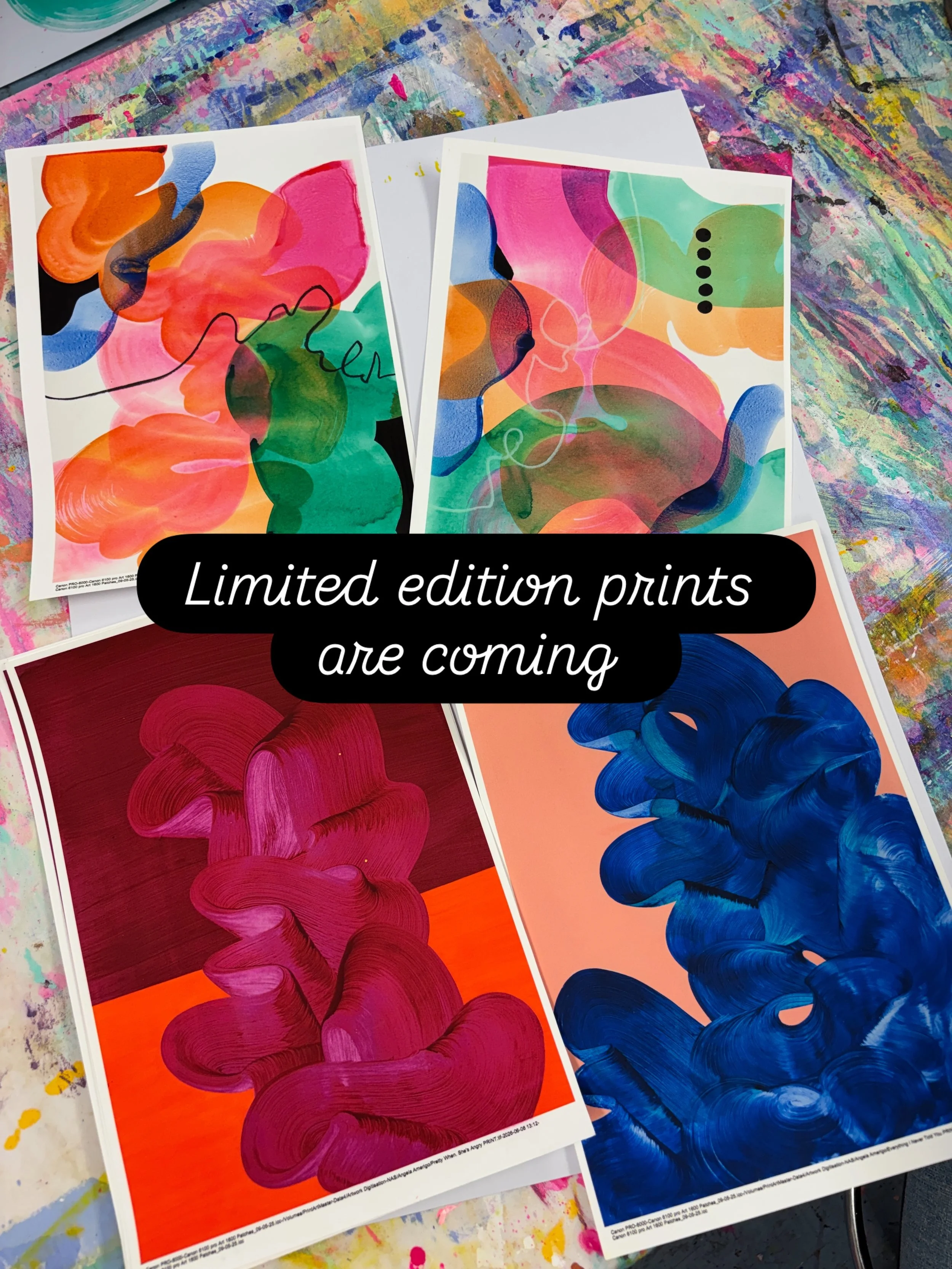 Limited edition prints are coming soon! Which one is your favourite? 💘