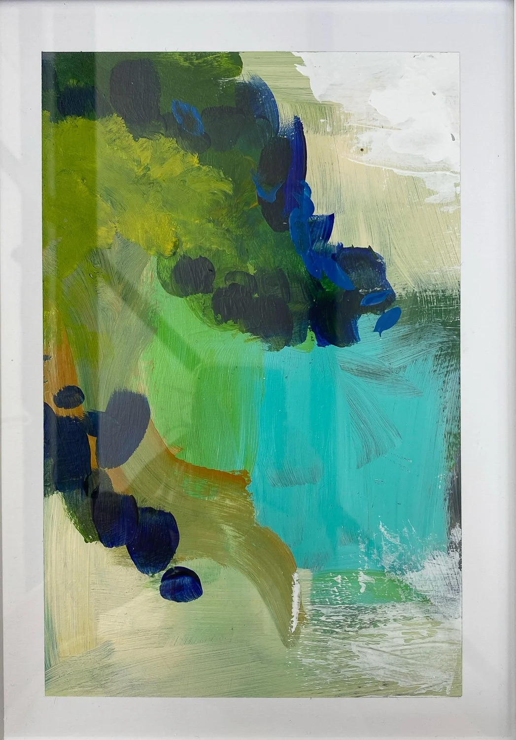 Random undercurrent | Acrylic on paper | 297mm x 210mm (A4)