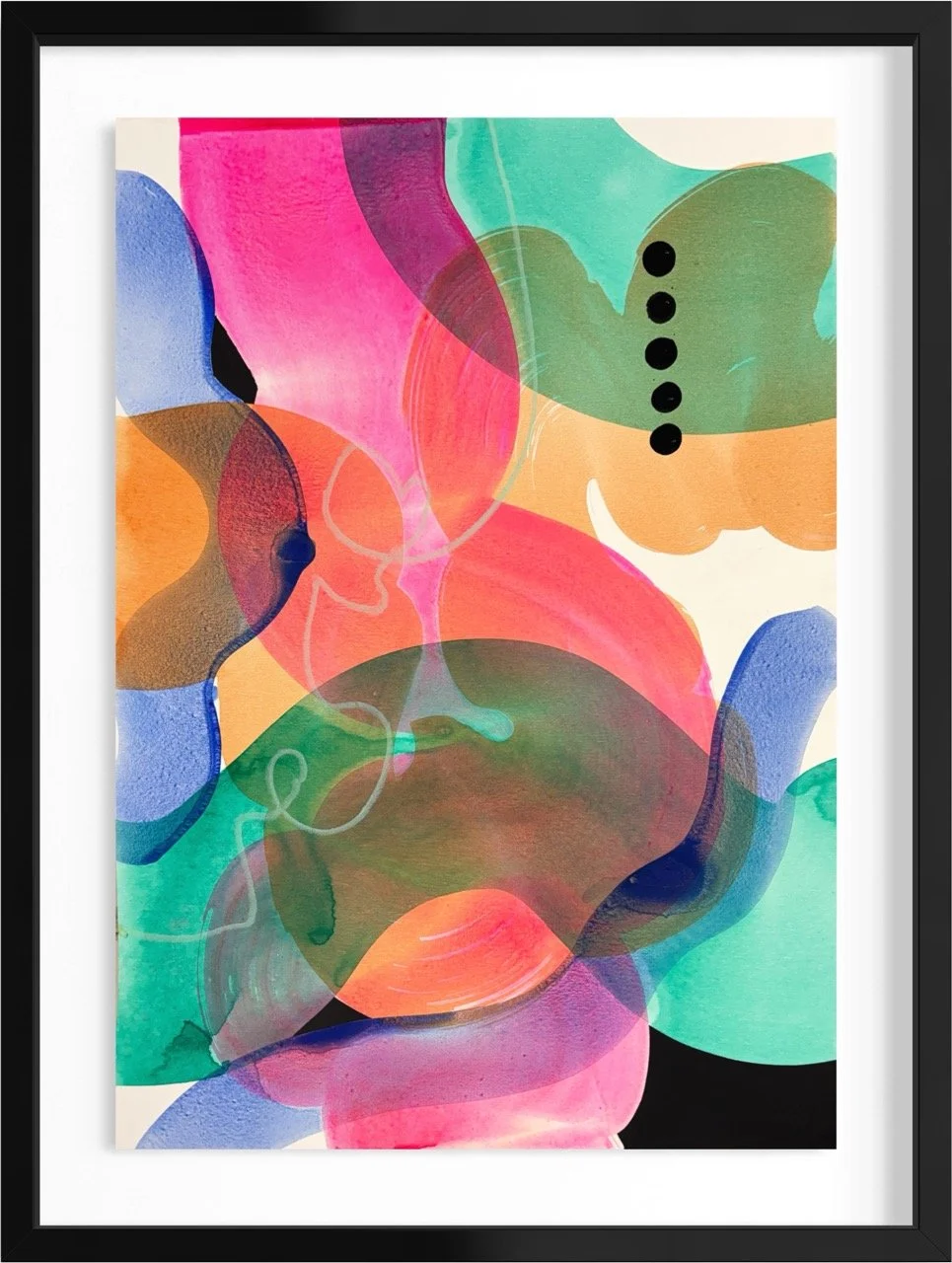 Colour has a voice | Acrylic and pastel on paper | 594 x 420