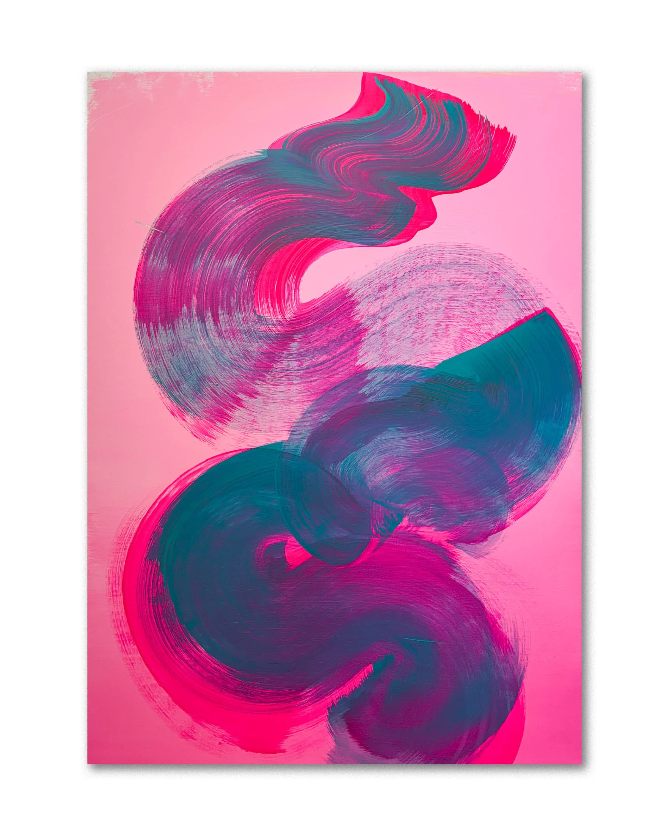 Too much/Not enough | Acrylic on board | 880mm x 620mm