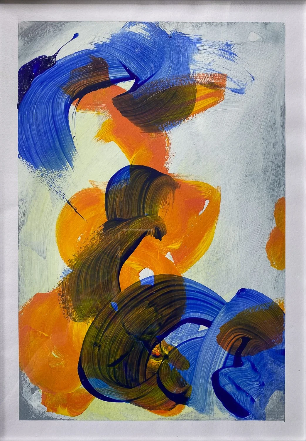 The opposite of a dream trumpet |
Acrylic on paper | 420mm x 297mm (A3)