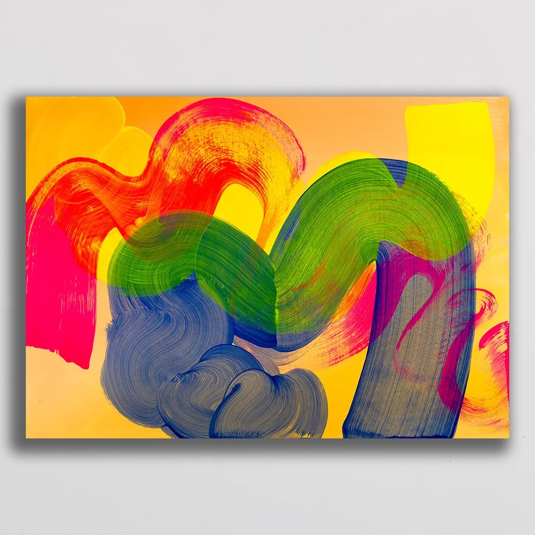 Asleep in the machine | Acrylic on paper | 420mm x 594mm (A2)