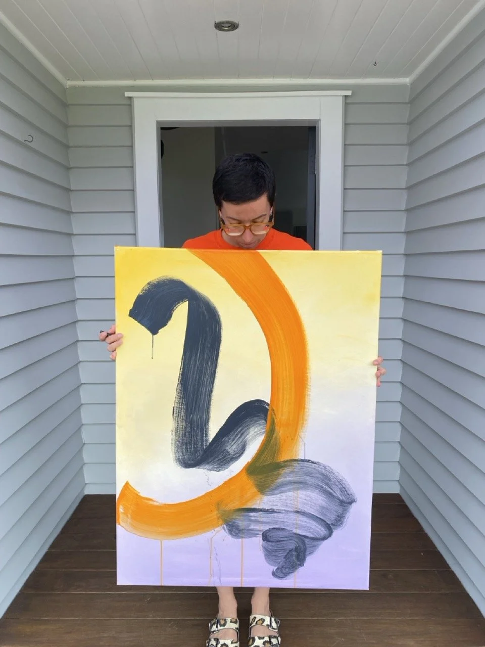 On a cruise to freak you out  | Acrylic on canvas | 1000mm x 750mm 