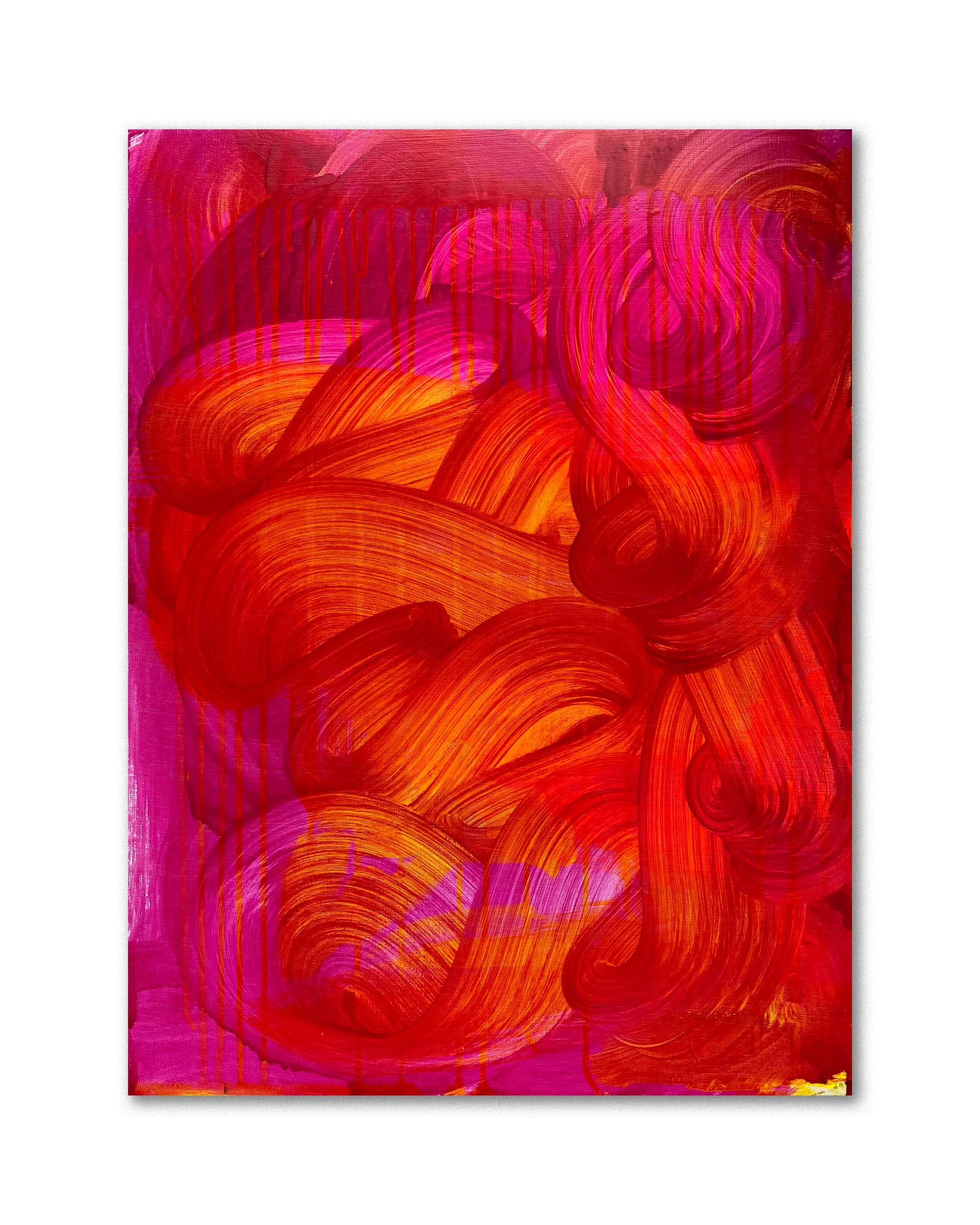 Attempting to amplify the glimmers | Acrylic on board | 600mm x 450mm