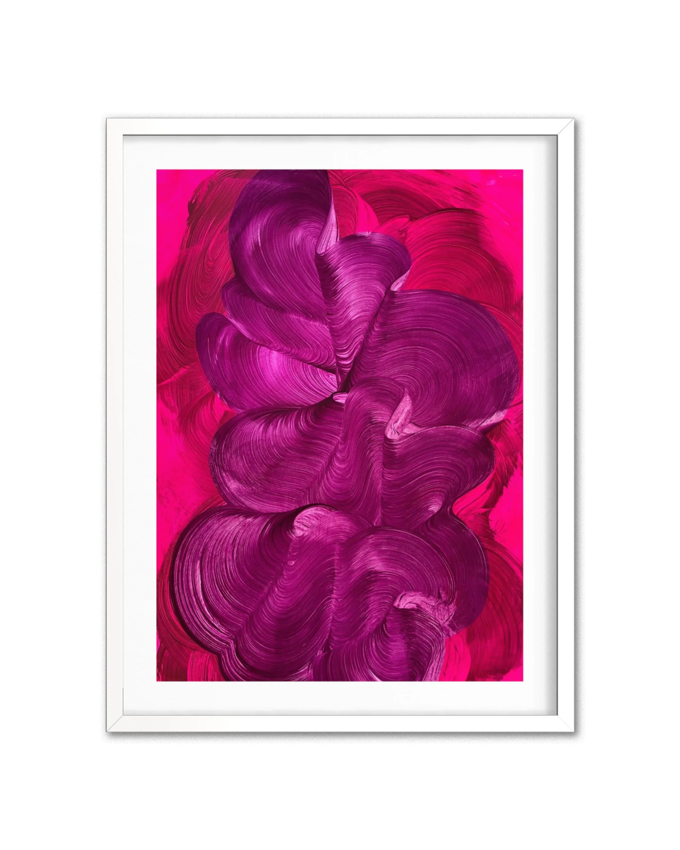 I'm fine, she said (framed)