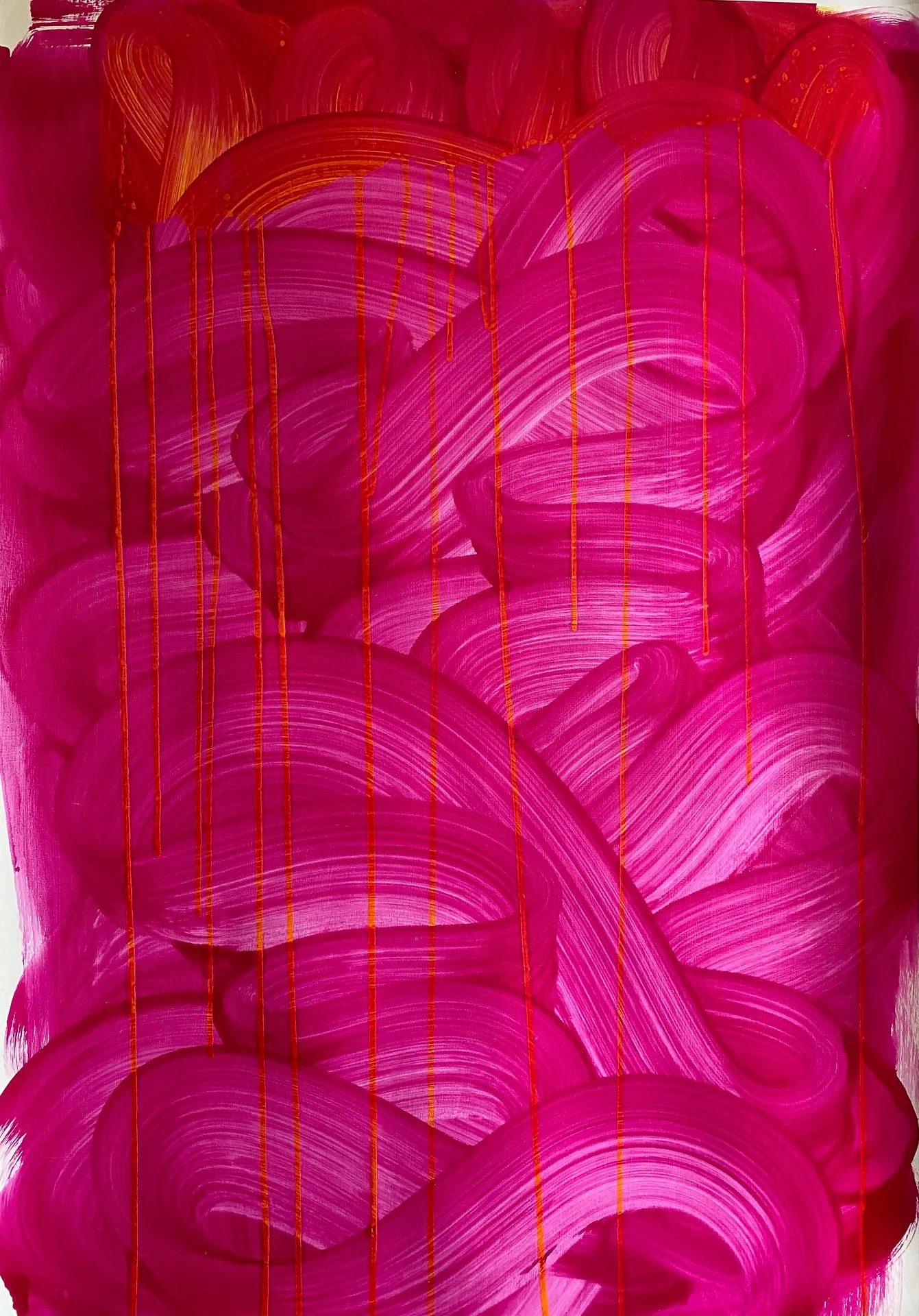 She believed she could | Acrylic on paper | 900mm x 640mm