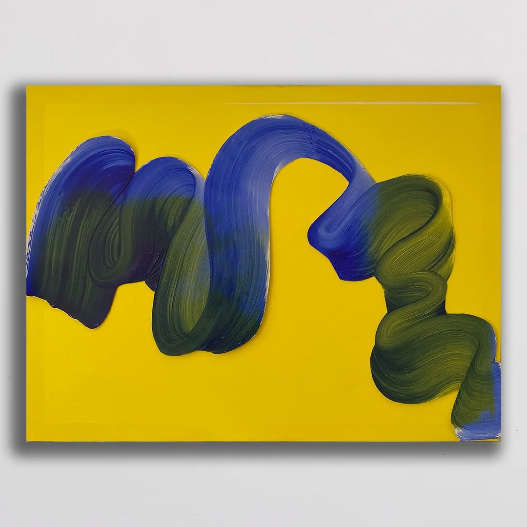 Talking to strangers | Acrylic and collage on board | 450mm x 600mm