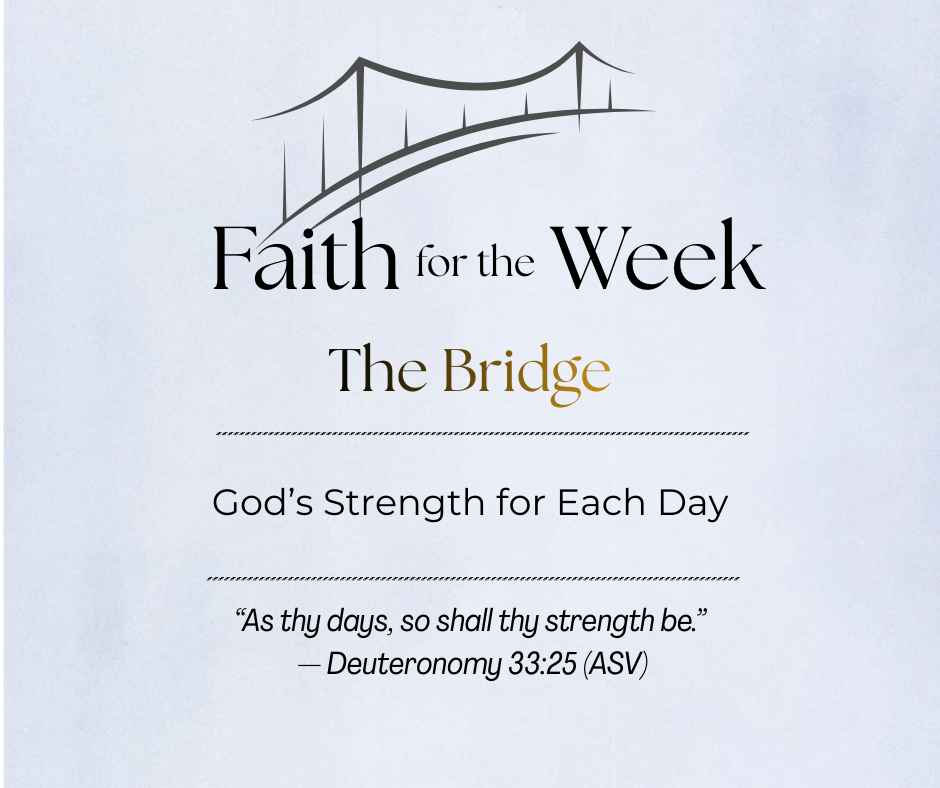 God’s Strength for Each Day
