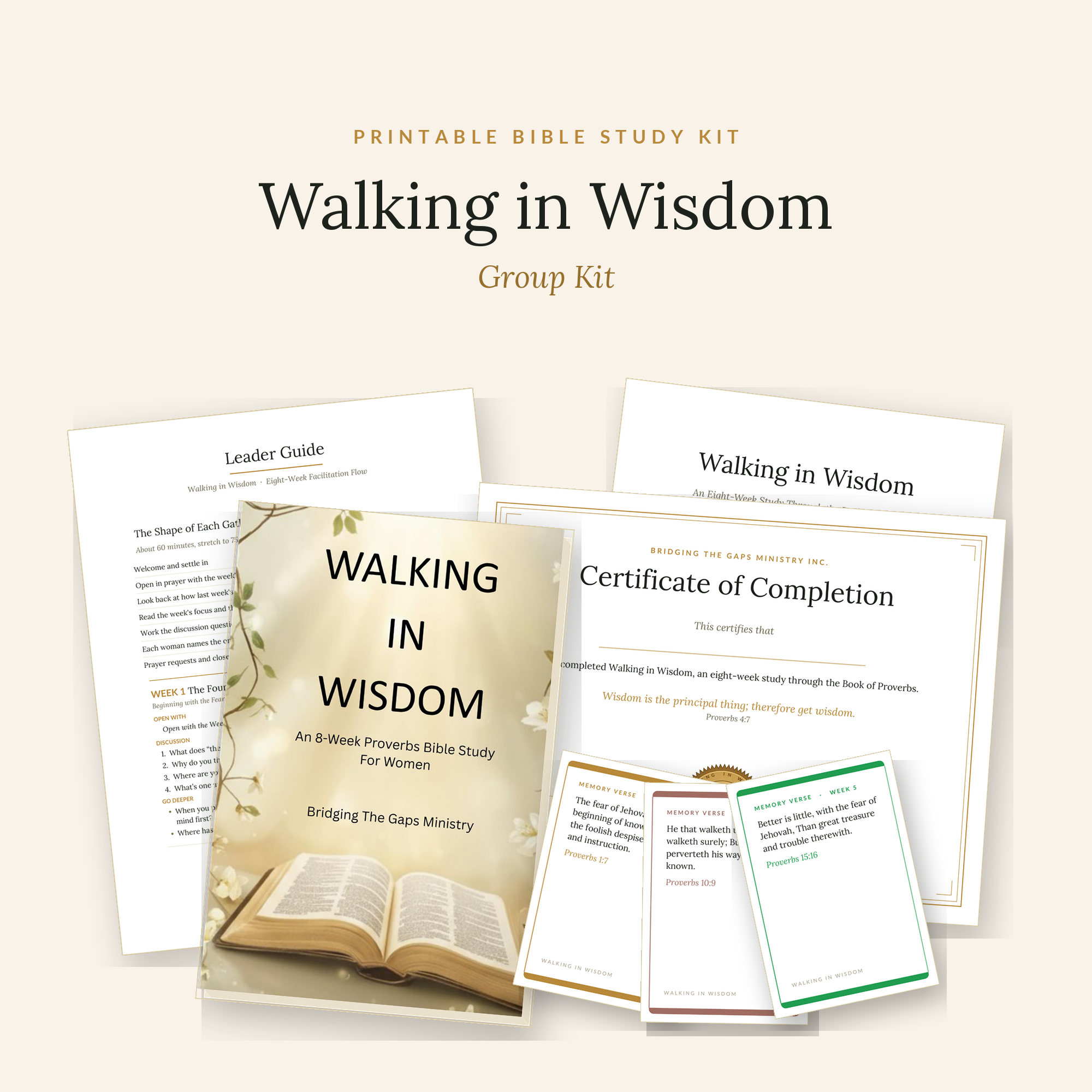 Walking in Wisdom Group Study Kit