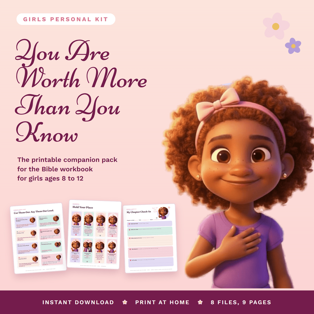 You Are Worth More Than You Know, Girls Personal Kit
