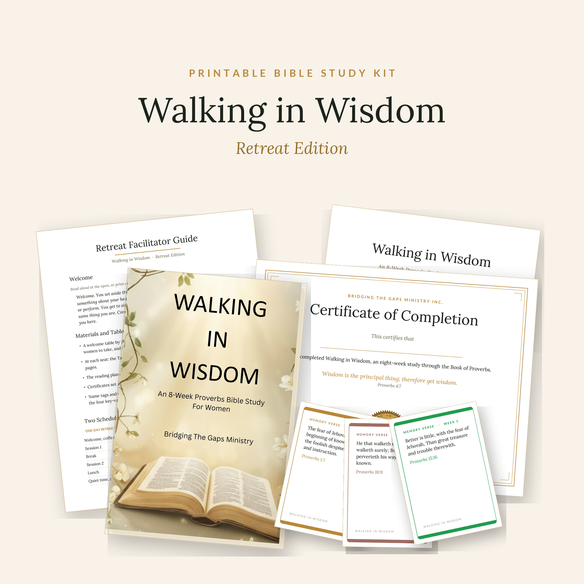 Walking in Wisdom Retreat Study Kit