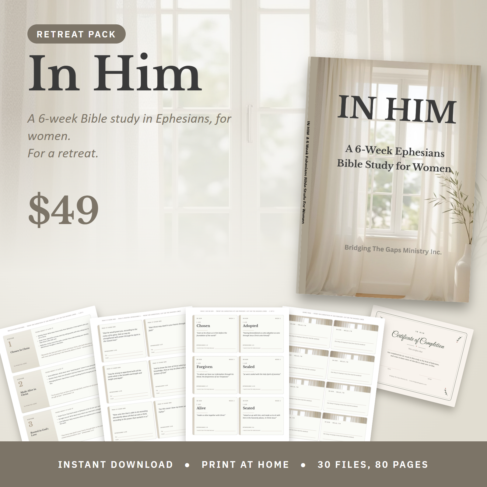In Him Retreat Study Kit