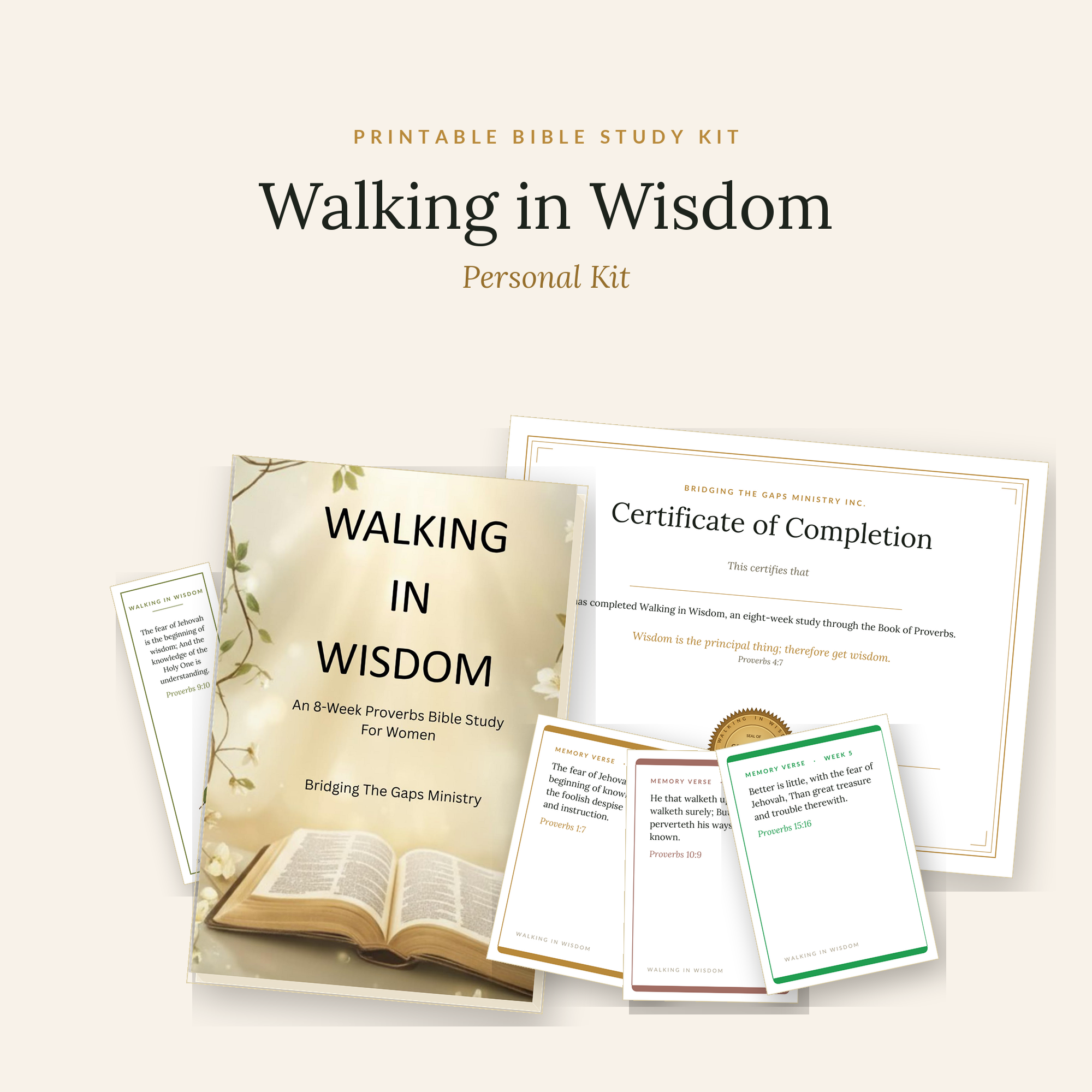 Walking in Wisdom Personal Study Kit