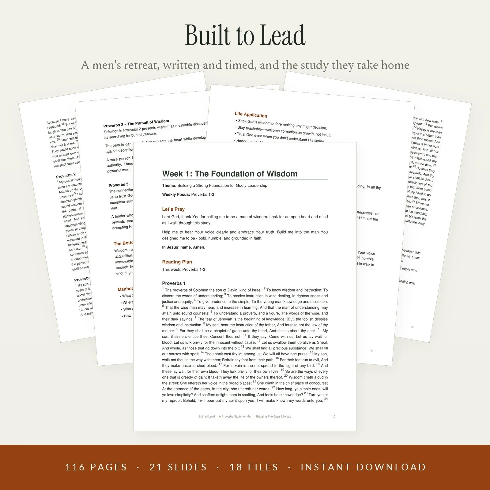 Built to Lead Retreat Study Kit
