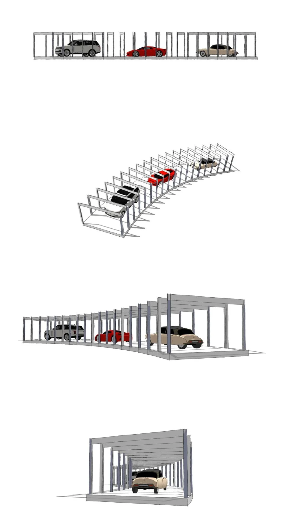 Construction of the garage intiated aproximately three years after the completion of the home.