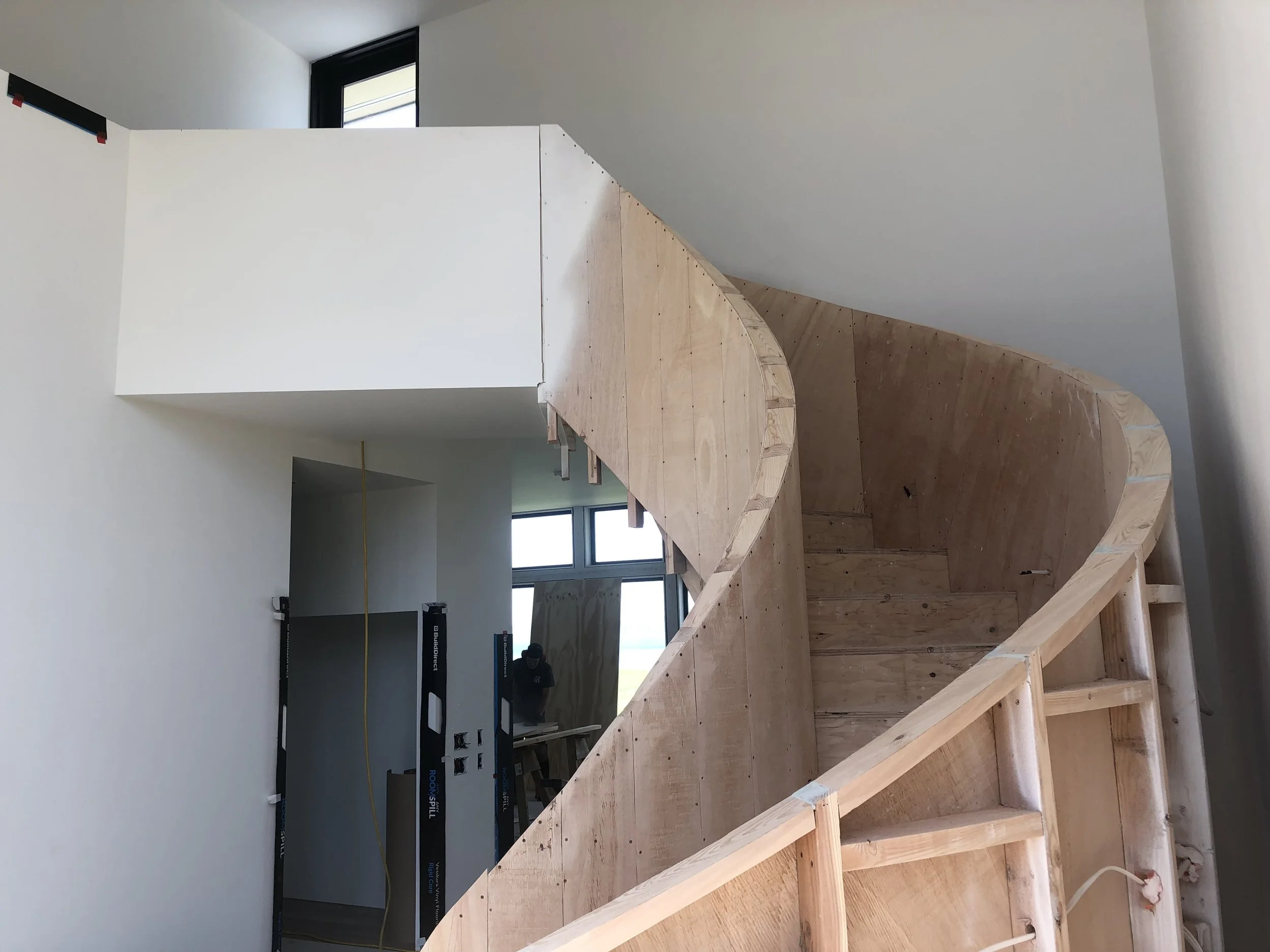 The staircase required precision at every step.